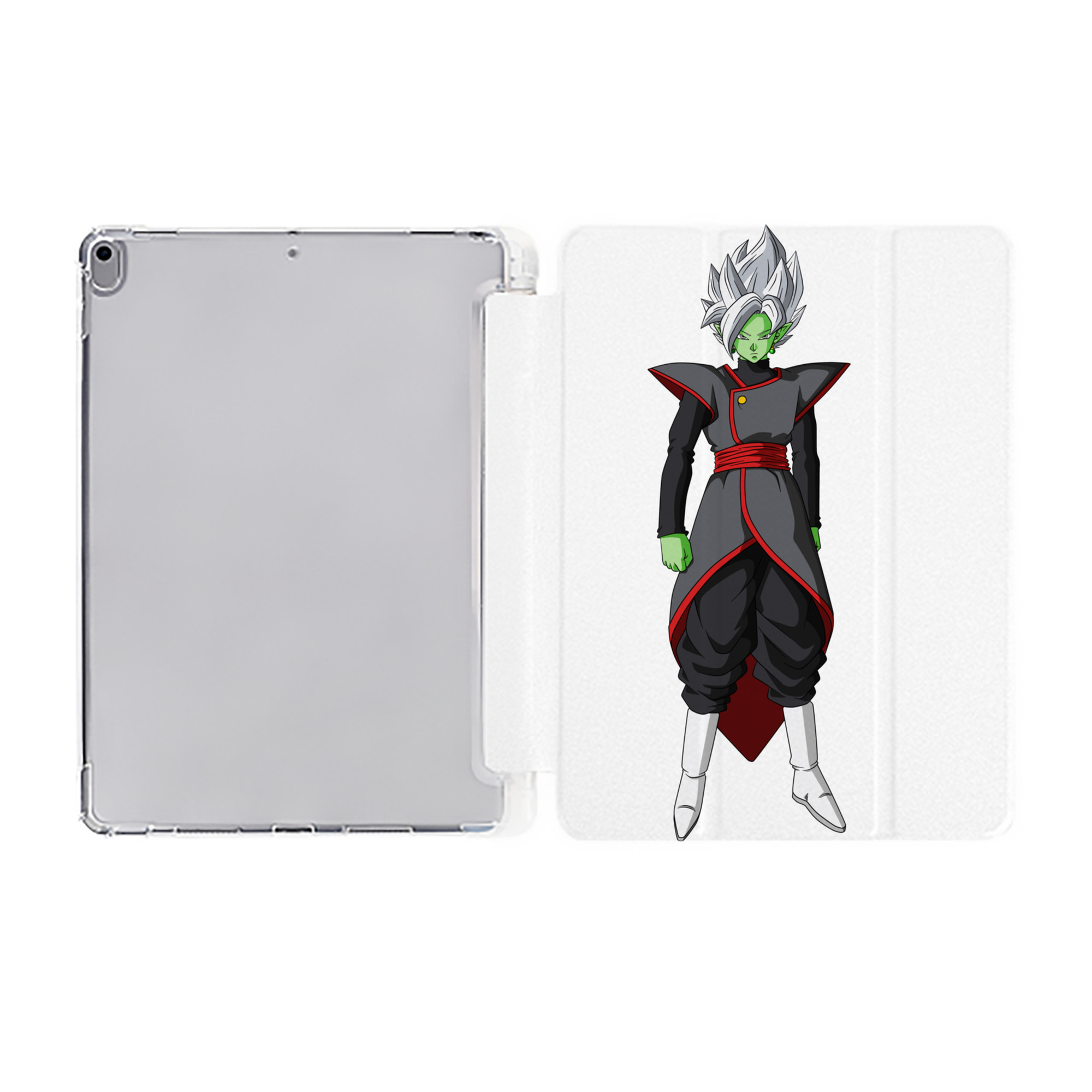 （画像用） ドラゴンボール ベジット DRAGON BALL Vegetto IPad ケース ペン収納付き 三つ折りスタンド PUレザー×シリコン 対応機種9.5/10.5/10.9インチ